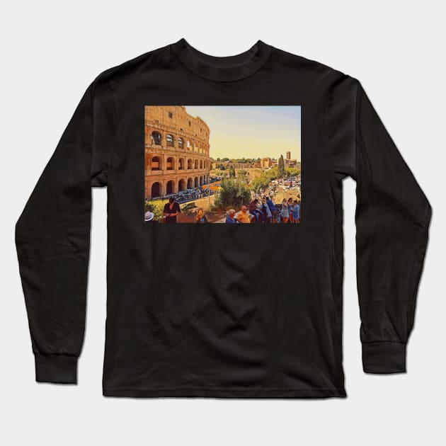 Coliseum Long Sleeve T-Shirt by cosefeco